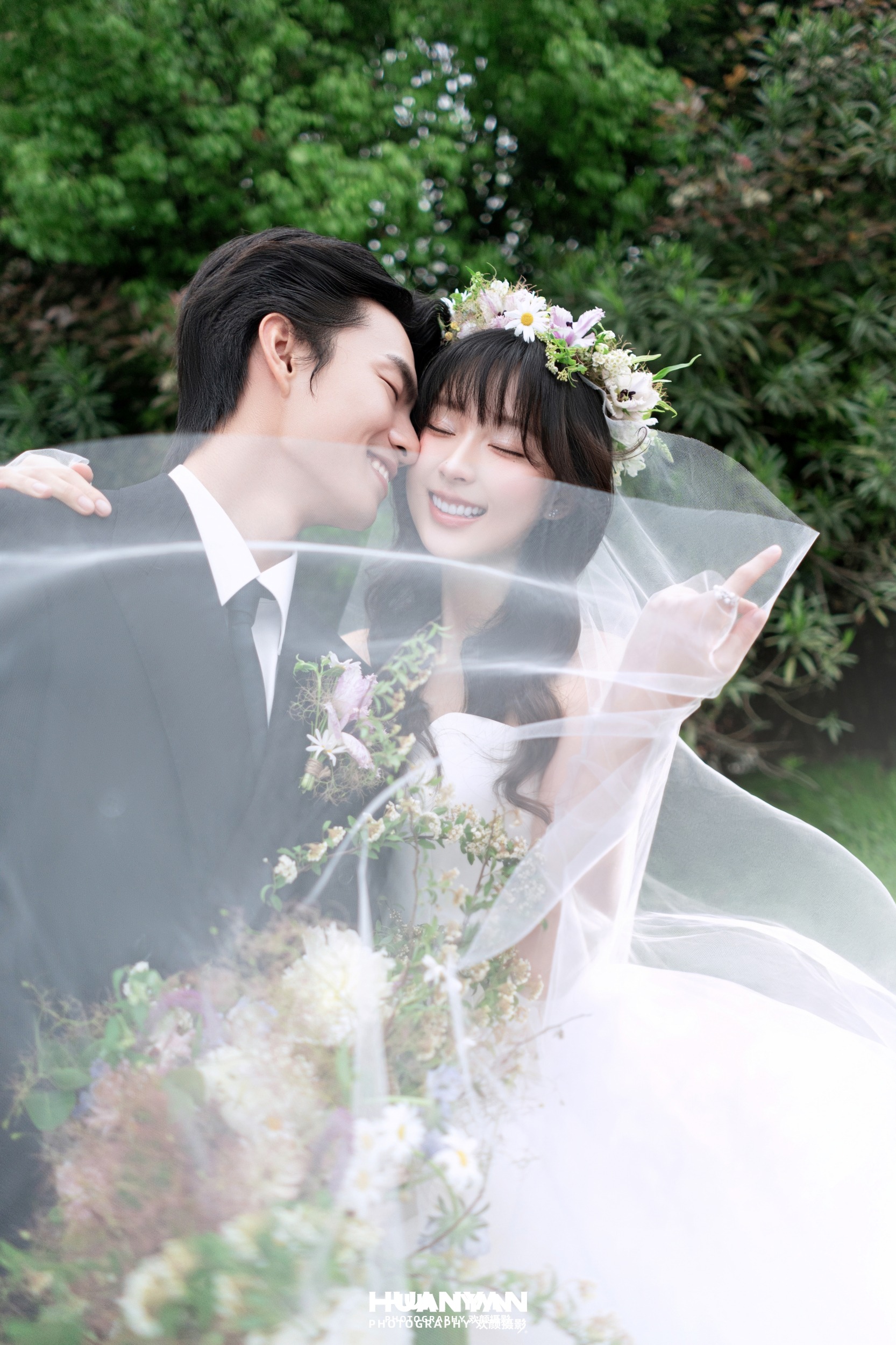 户外自然清新自然婚纱照实拍（森屿私语系列）
