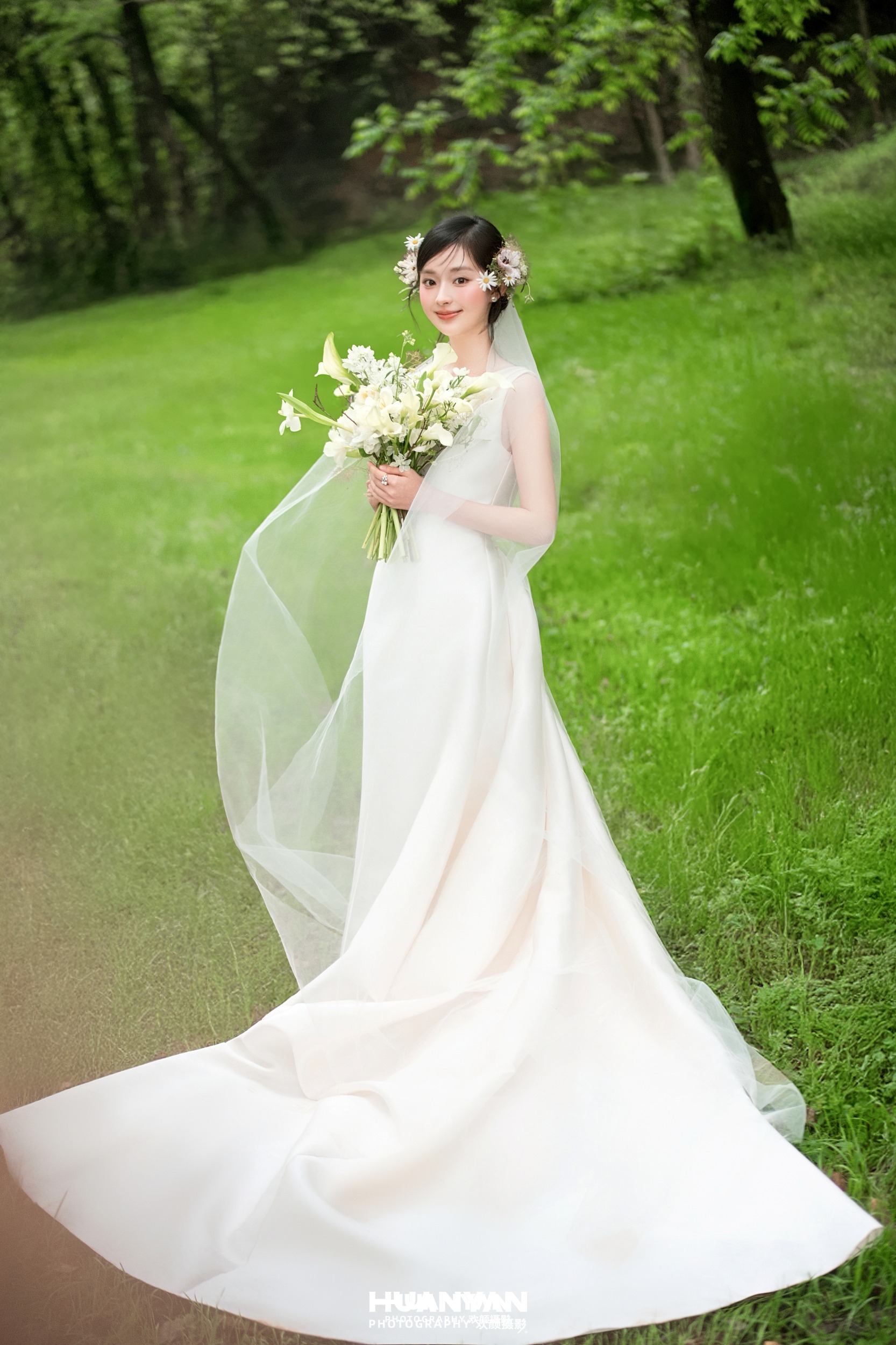 清新自然婚纱照 · 户外自然场景 · 森屿漫光客片