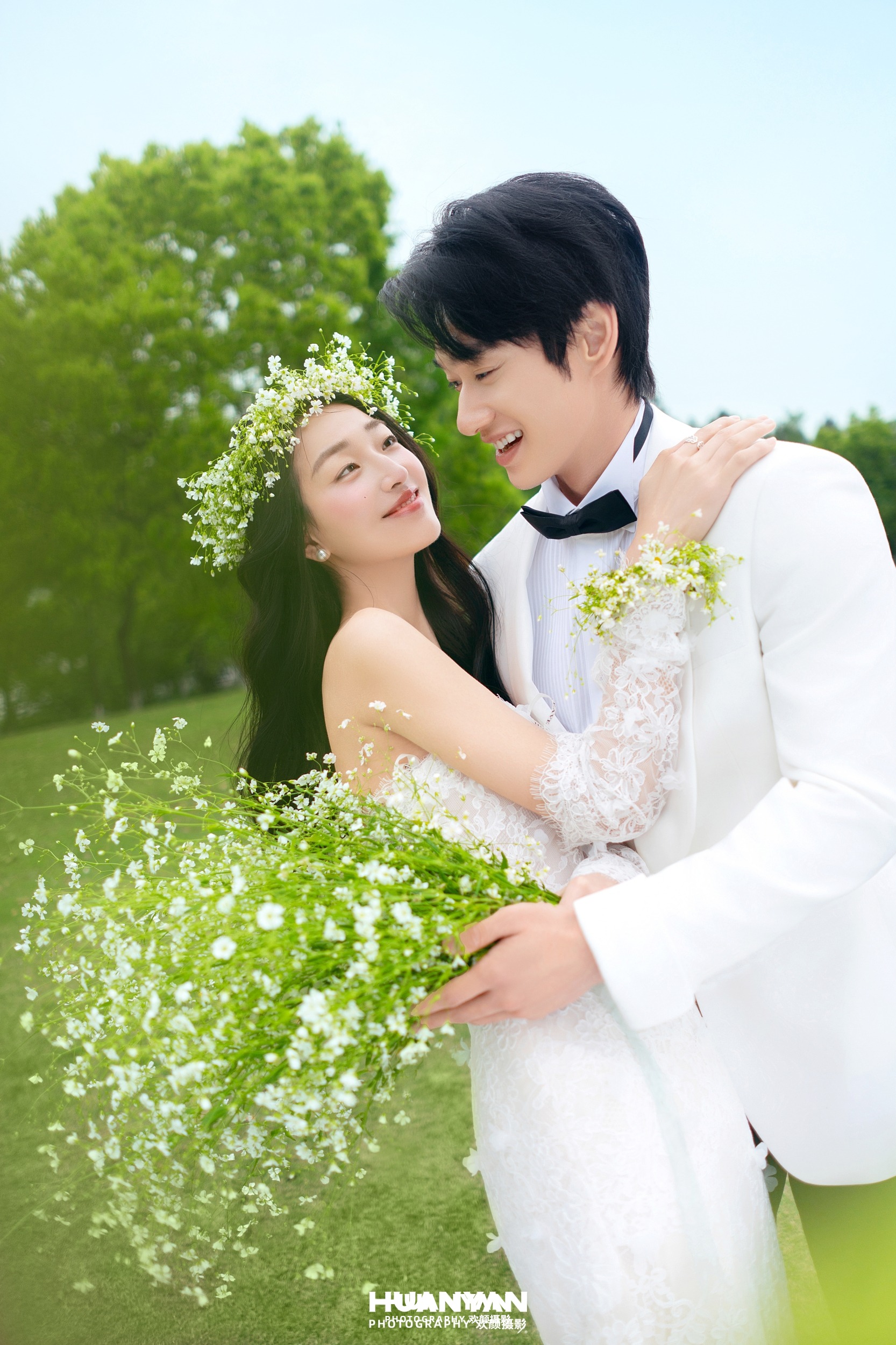 十指林间客片第7张｜清新自然婚纱照，摄于户外自然