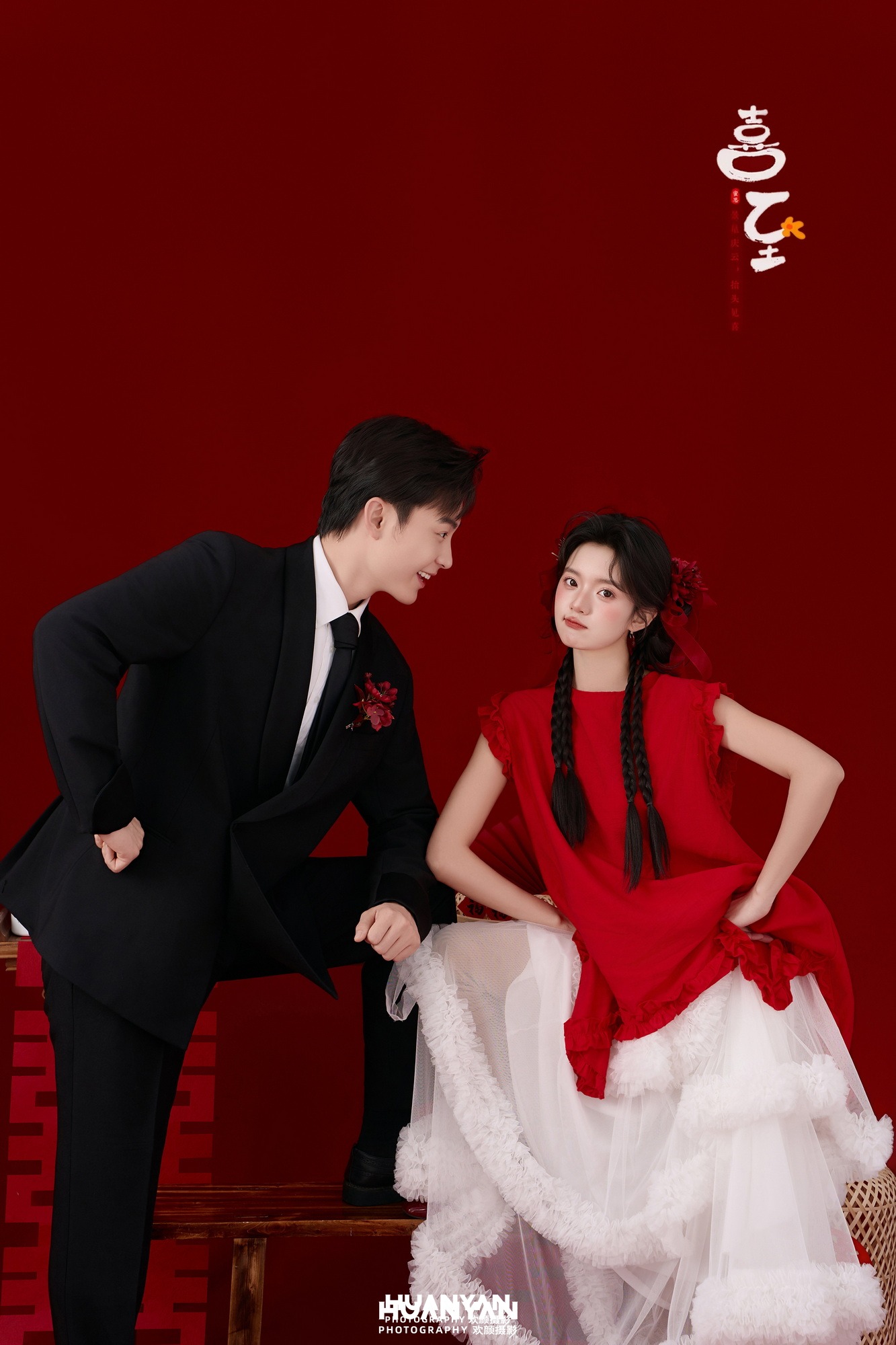 新中式婚纱照 · 室内影棚场景 · 囍了客片