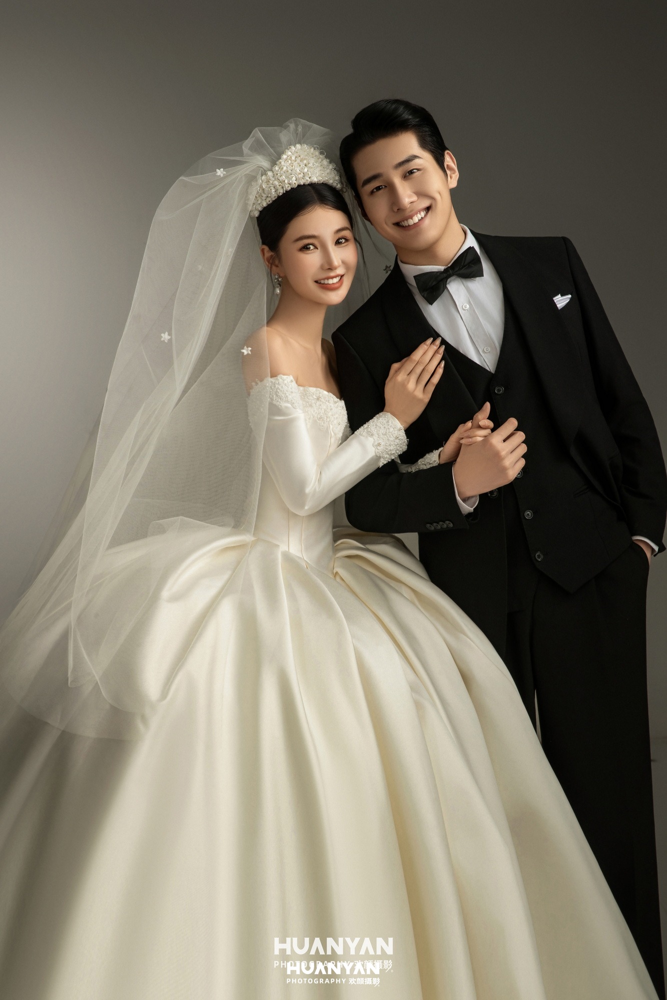 室内影棚复古婚纱照实拍（回眸画堂系列）