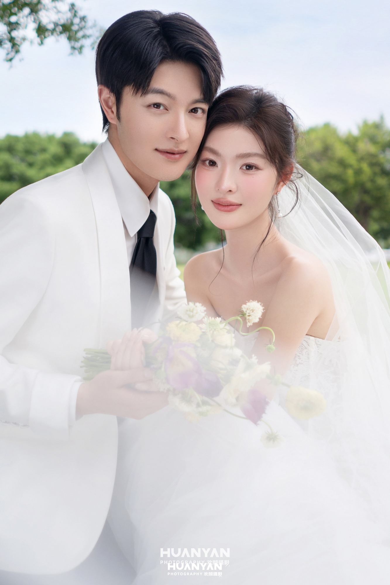 清新自然婚纱照 · 户外自然场景 · 草色新约客片